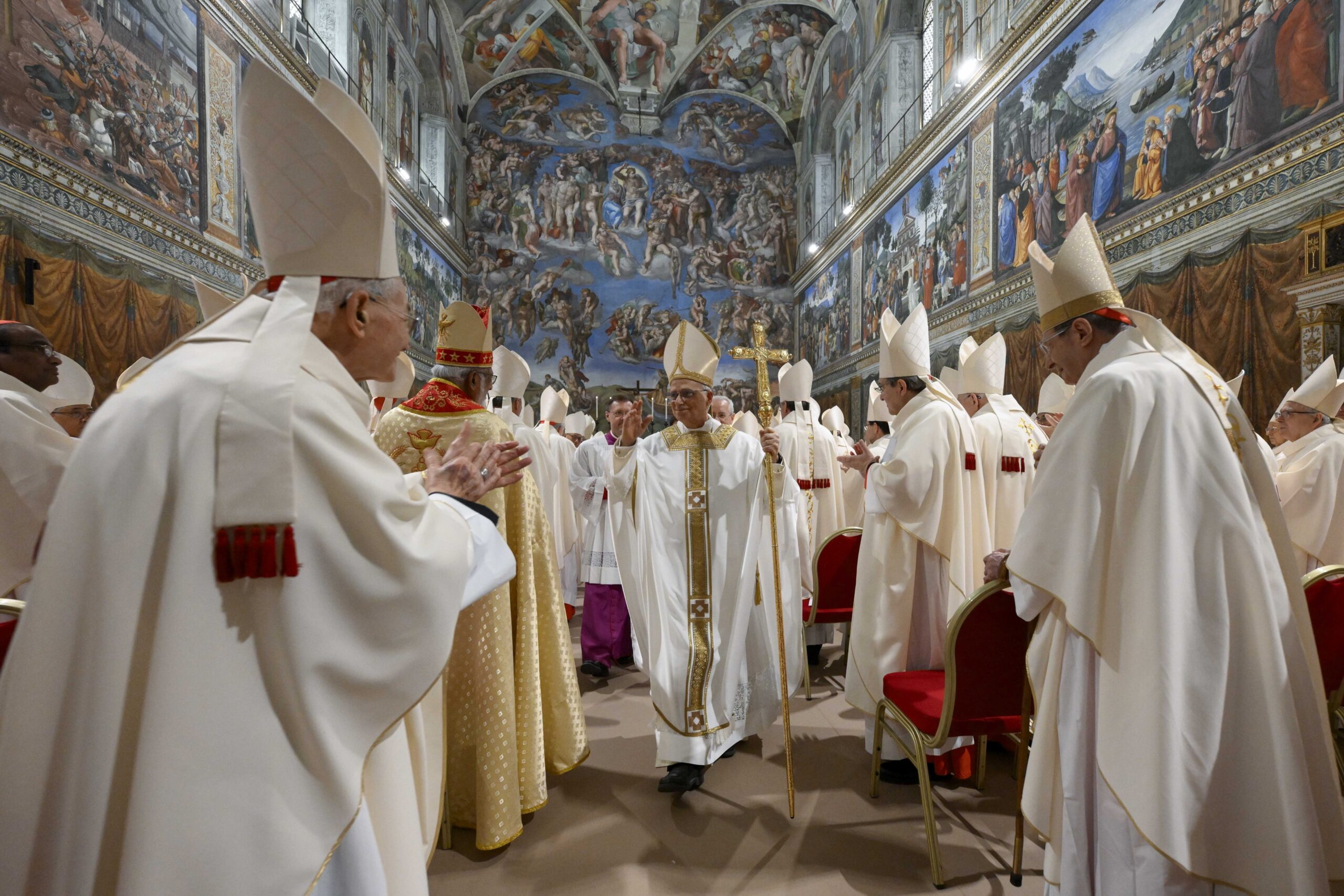 Welcoming Pope Leo XIV