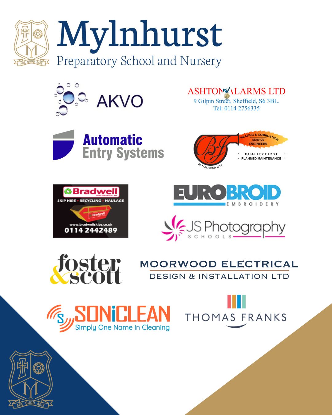 Thank you to the sponsors of our Summer Ball