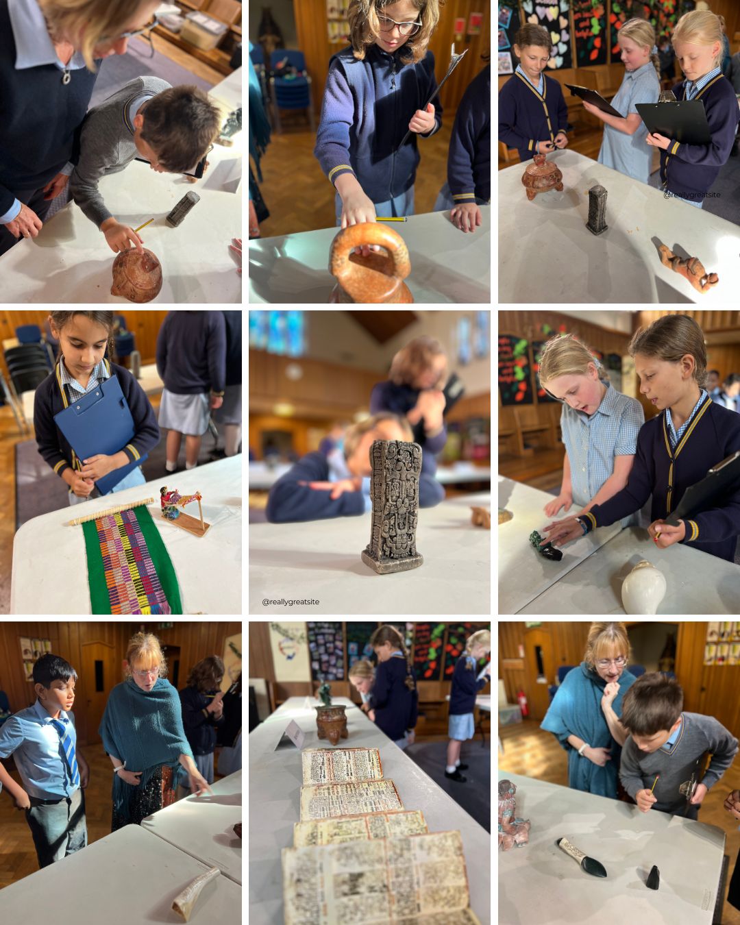 Bringing history to life with a look and DO touch lesson