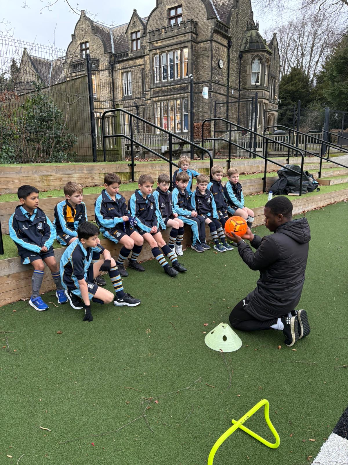 Pupils score some top tips from Tinashe