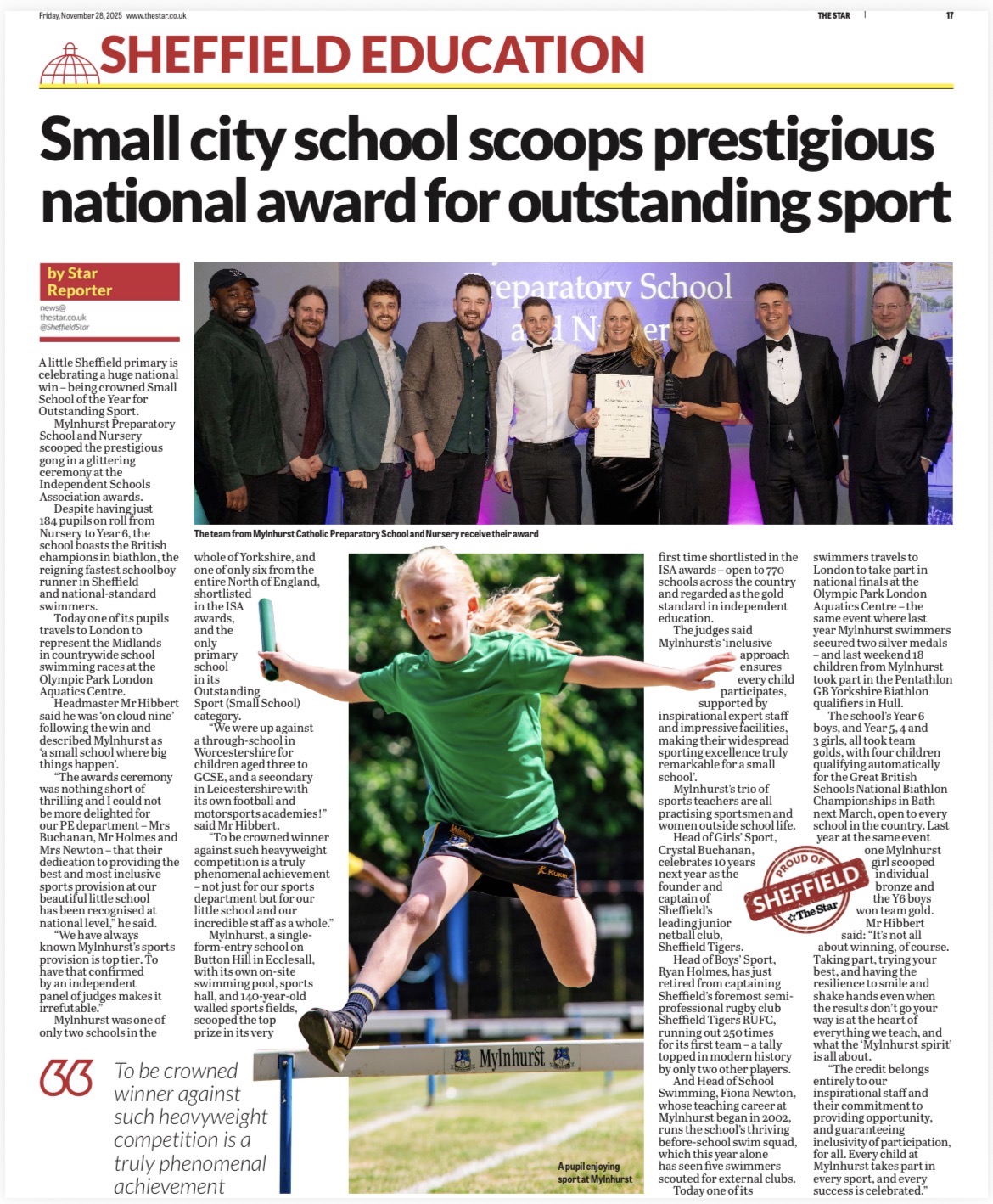 Our national award celebrated in the news